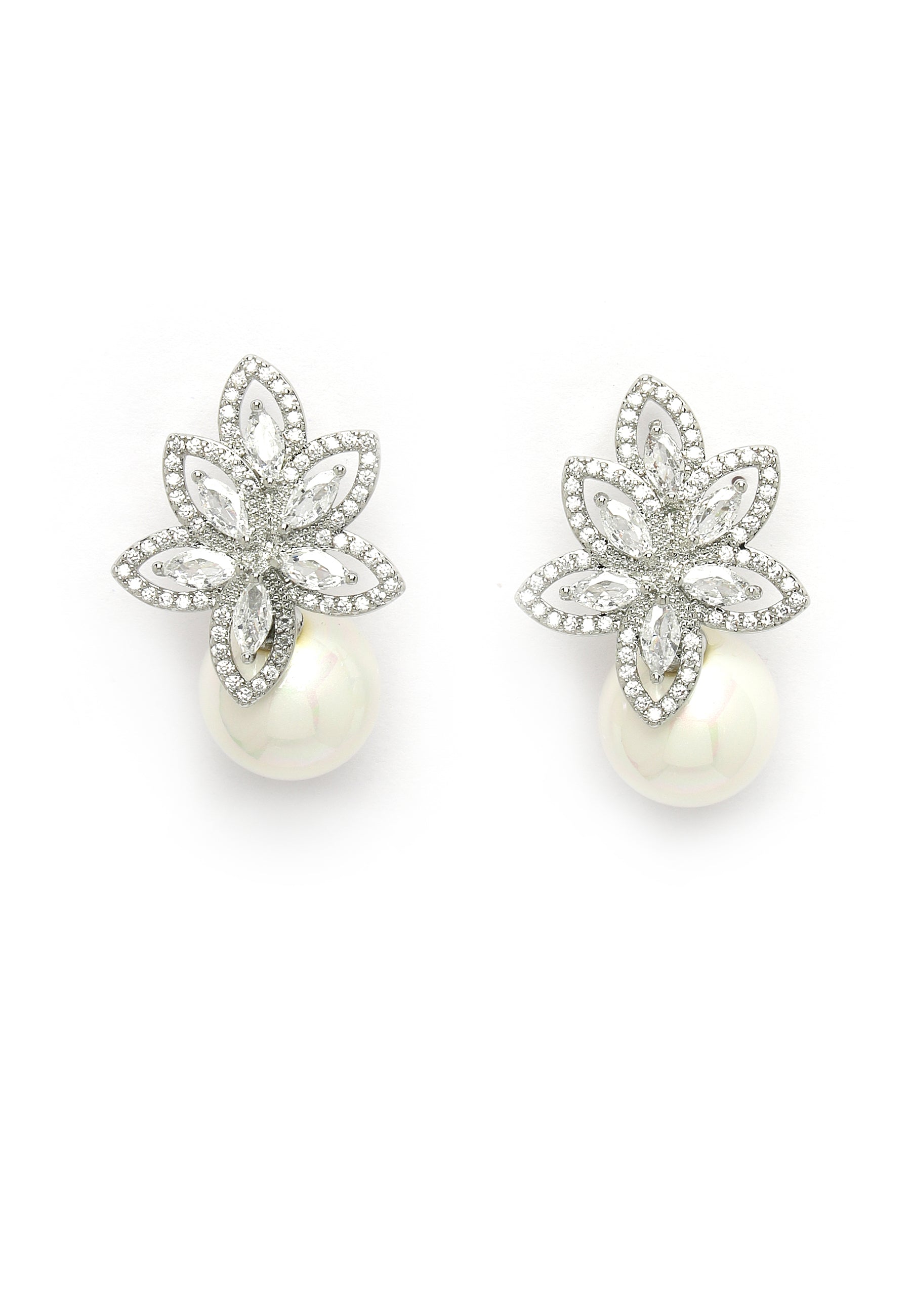 Zirconia Floral Drops