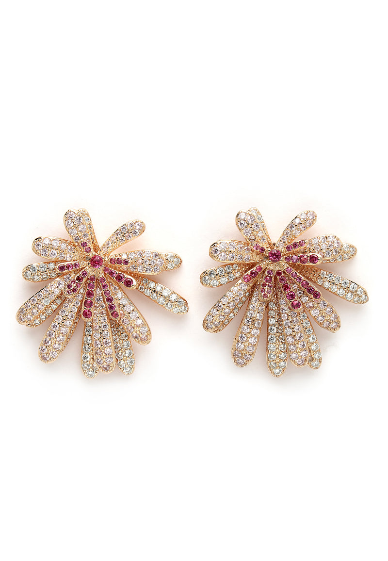 Daisy Zirconia Studs