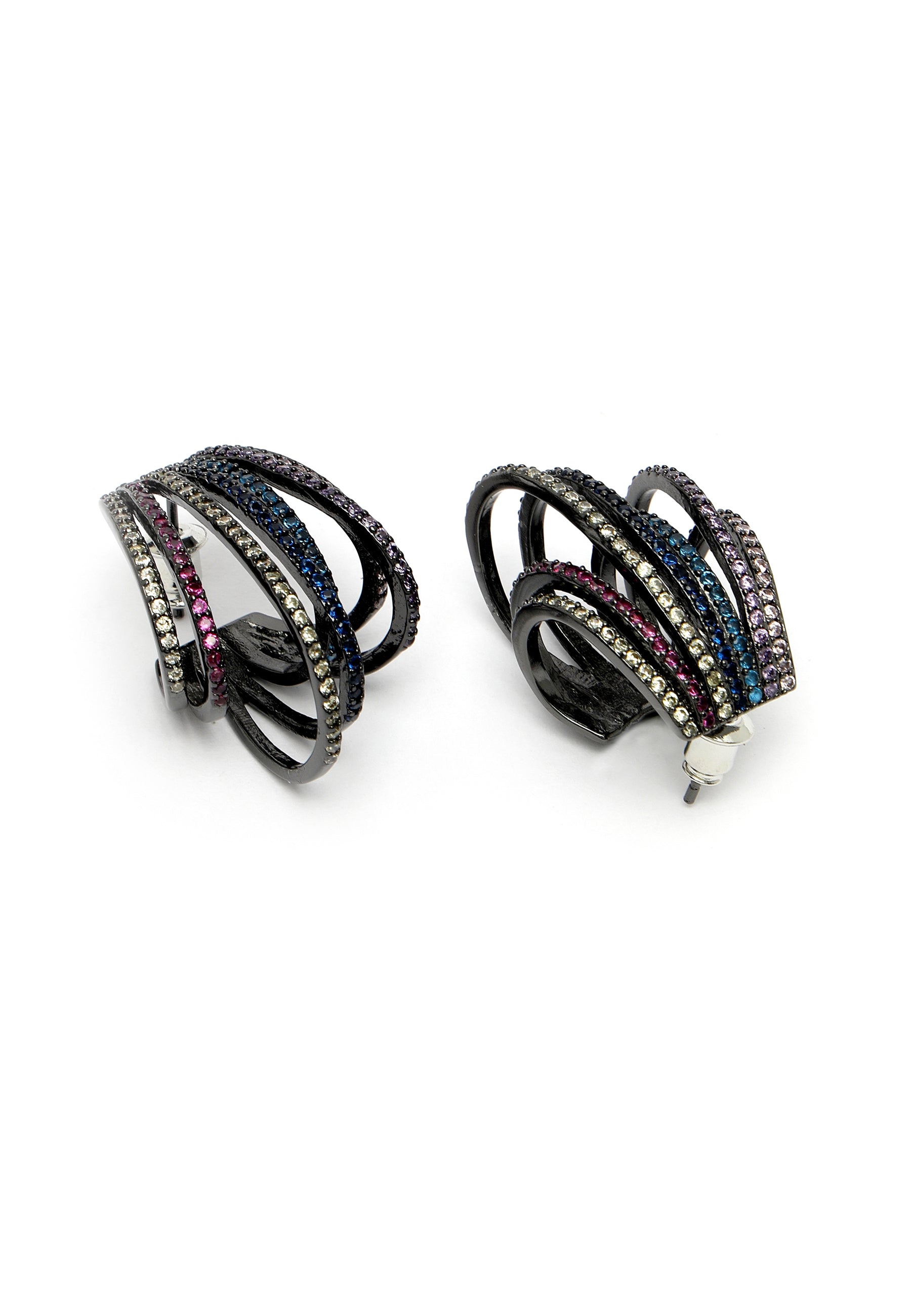 Zirkonia Fringe Studs