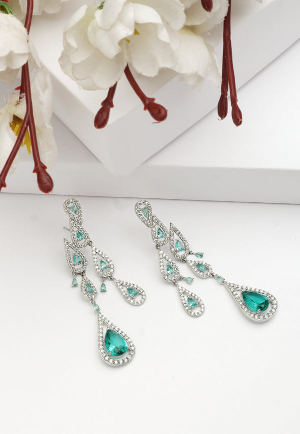 Orecchini a pendente Diva Raindrop