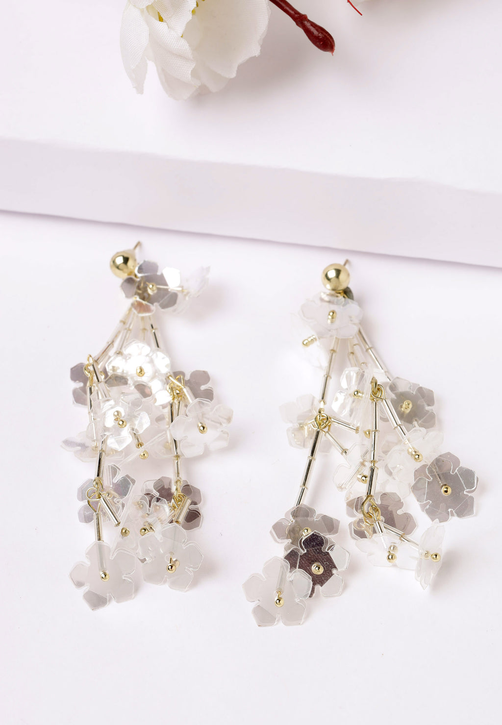 Flowering Chandelier Earrings
