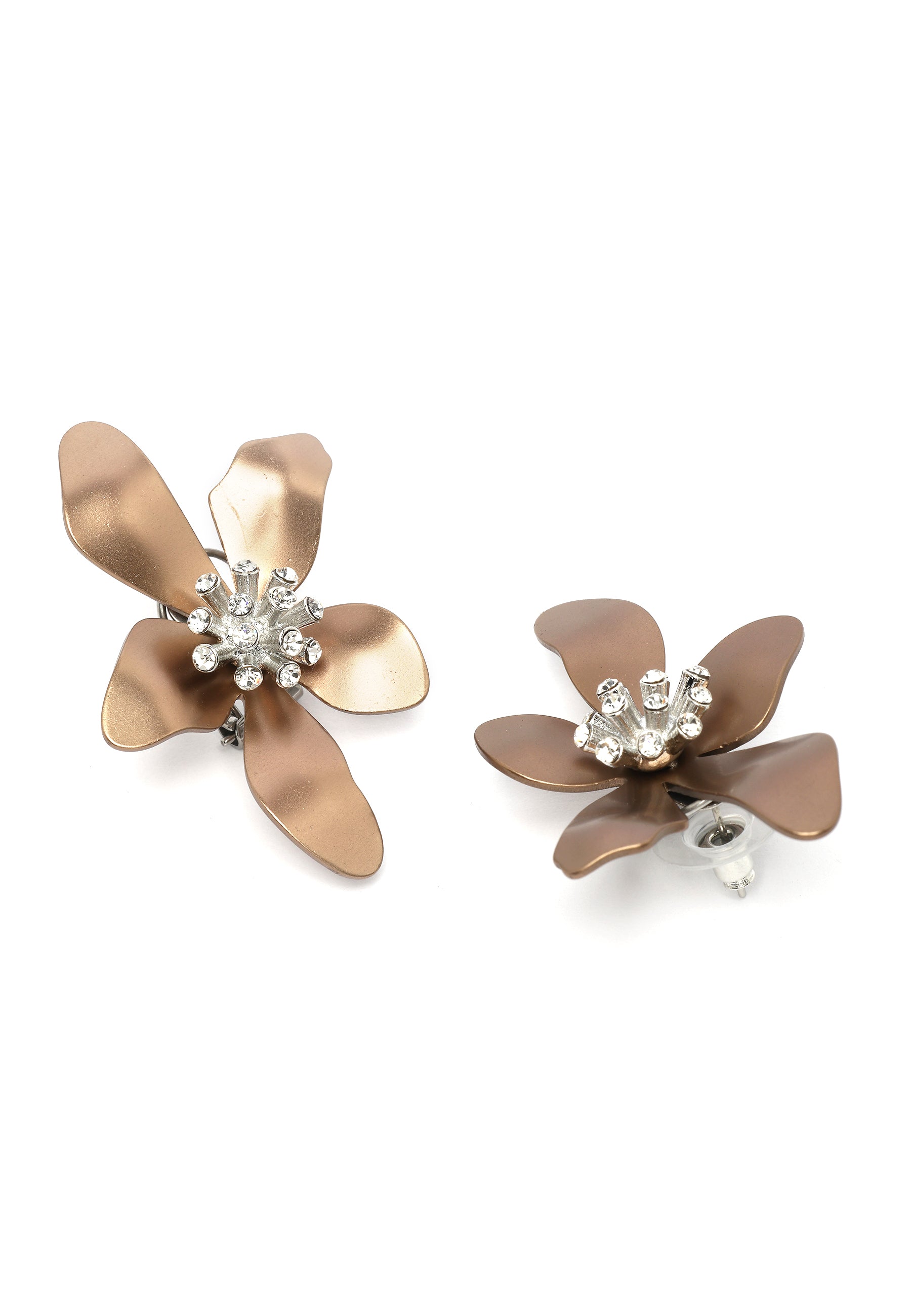 Boucles d'oreilles en forme de fleur