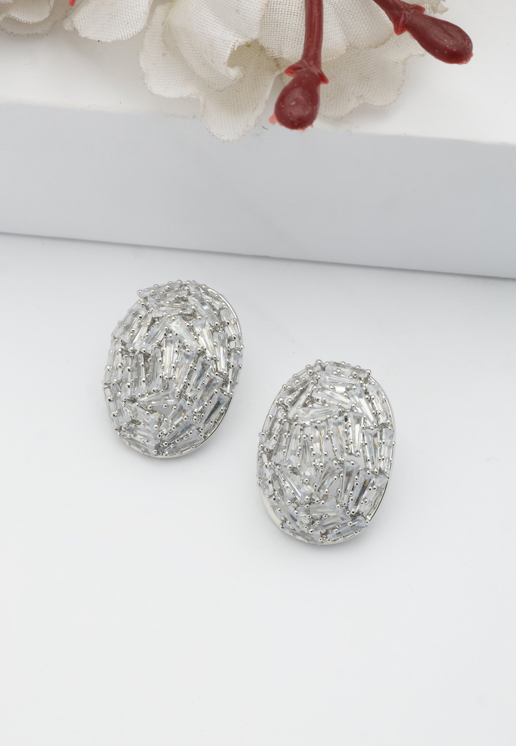 Baguette Stud Earrings