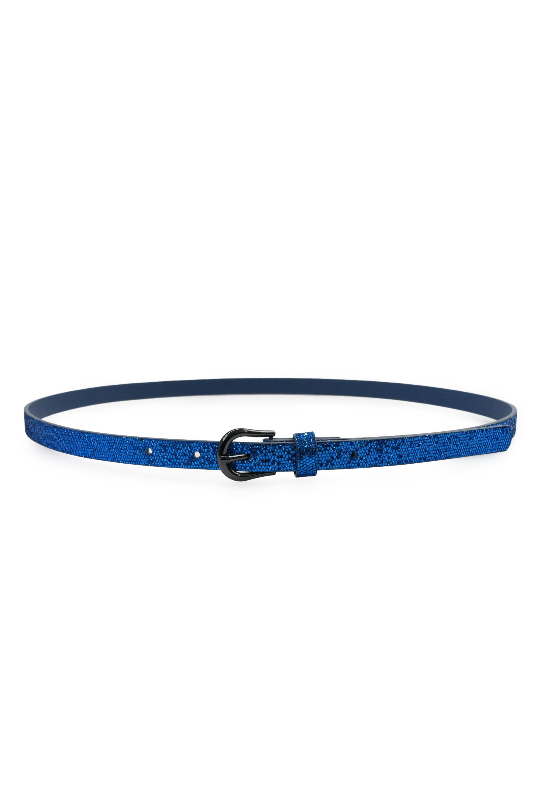 Glanzende Slangenprint Riem