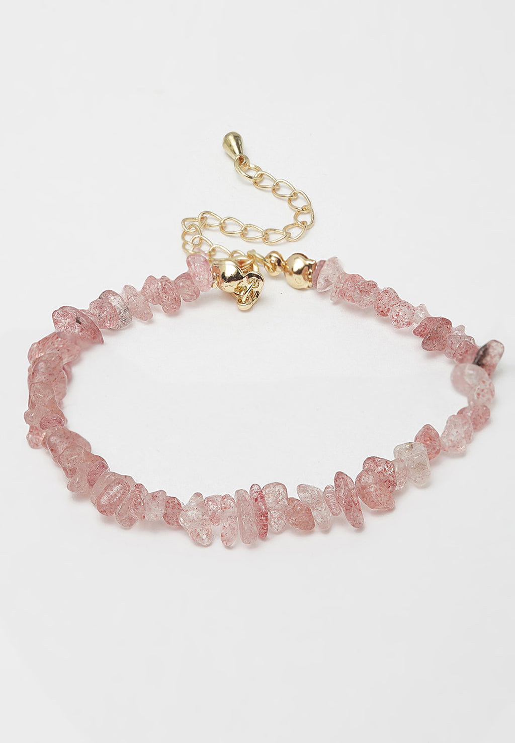 Rosa stenarmband